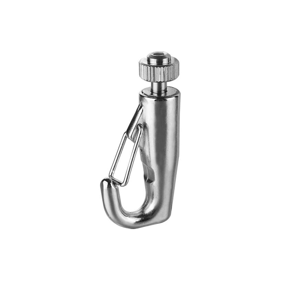 10 x Big Self-Locking Adjustable Picture Hooks with Secure Lock - Steel Wire only