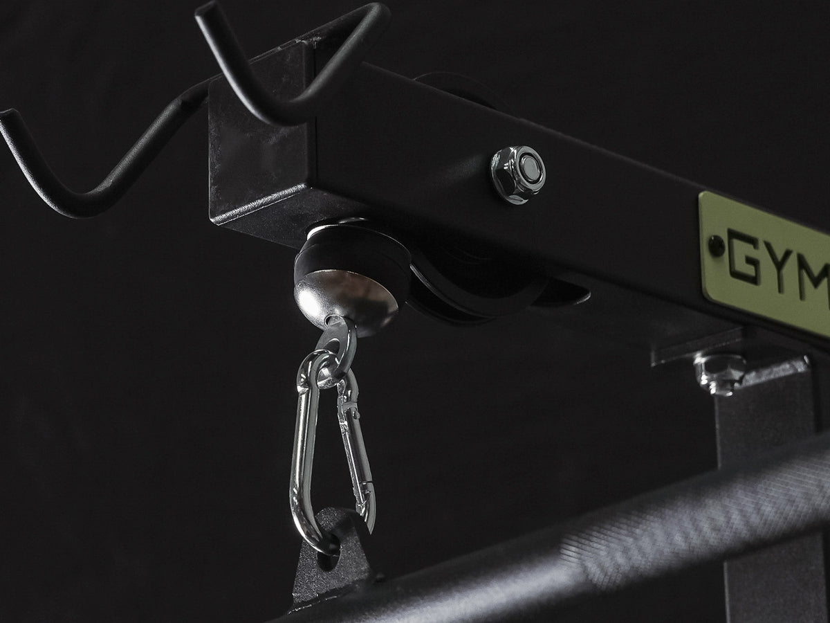 Lat Pull Down Machine Low Row Cable Fitness Exercise Body Workout Strength Training Bar Machine ZY1192