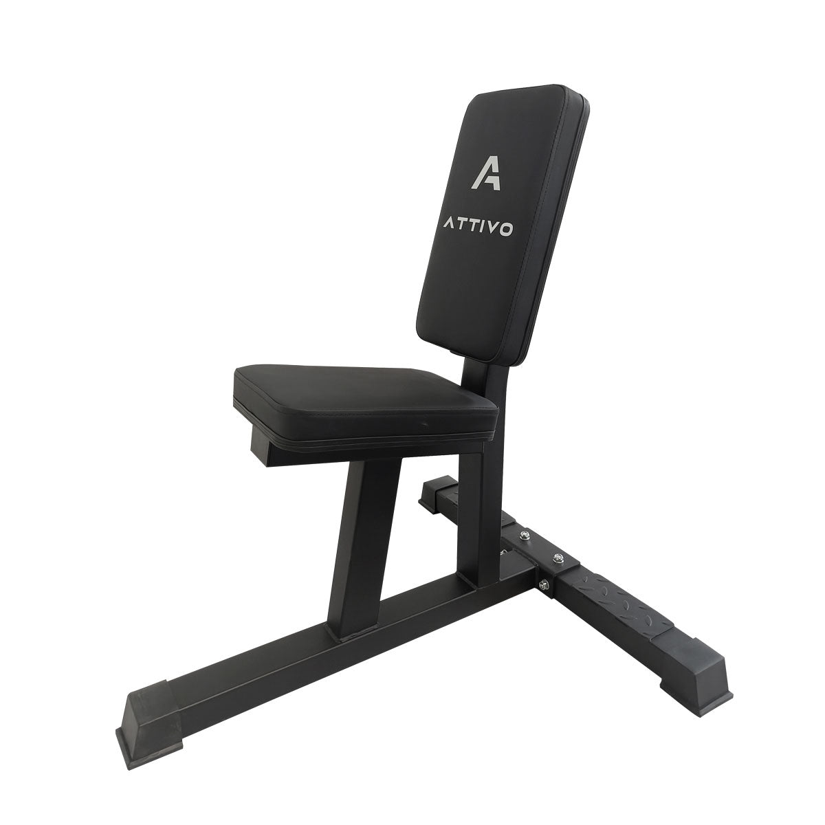 ATTIVO Fitness Seated Stationary Bench, Utility Upright Tricep Bicep Shoulder Press Weight Bench