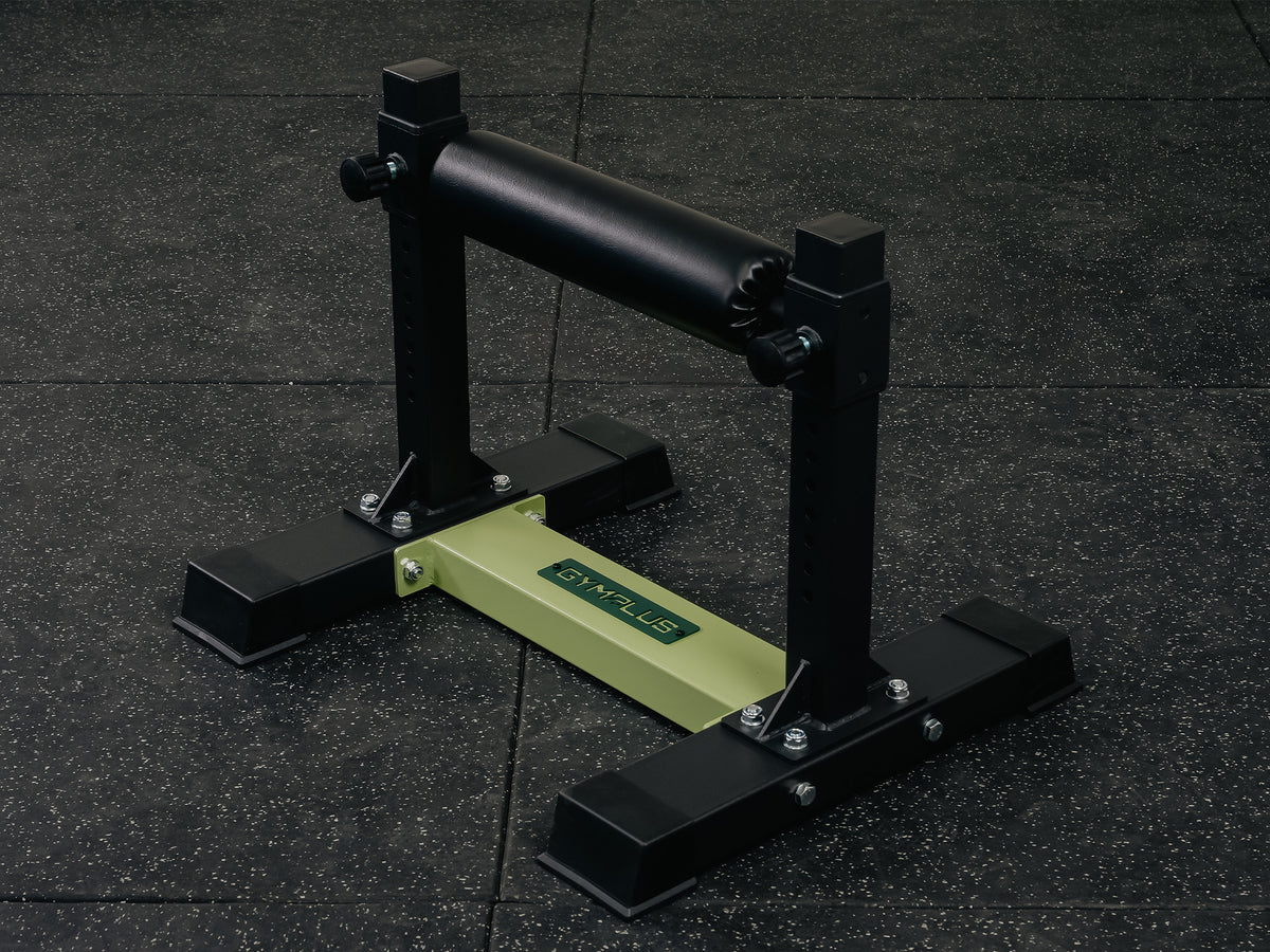 Bulgarian Split Squat Stand- Adjustable Single Leg Squat Stand- Standing Workout, Ultimate Strength Single Leg Squat Roller Bodyweight and Dumbbell Use- Lower Body Muscles Gym Equipment