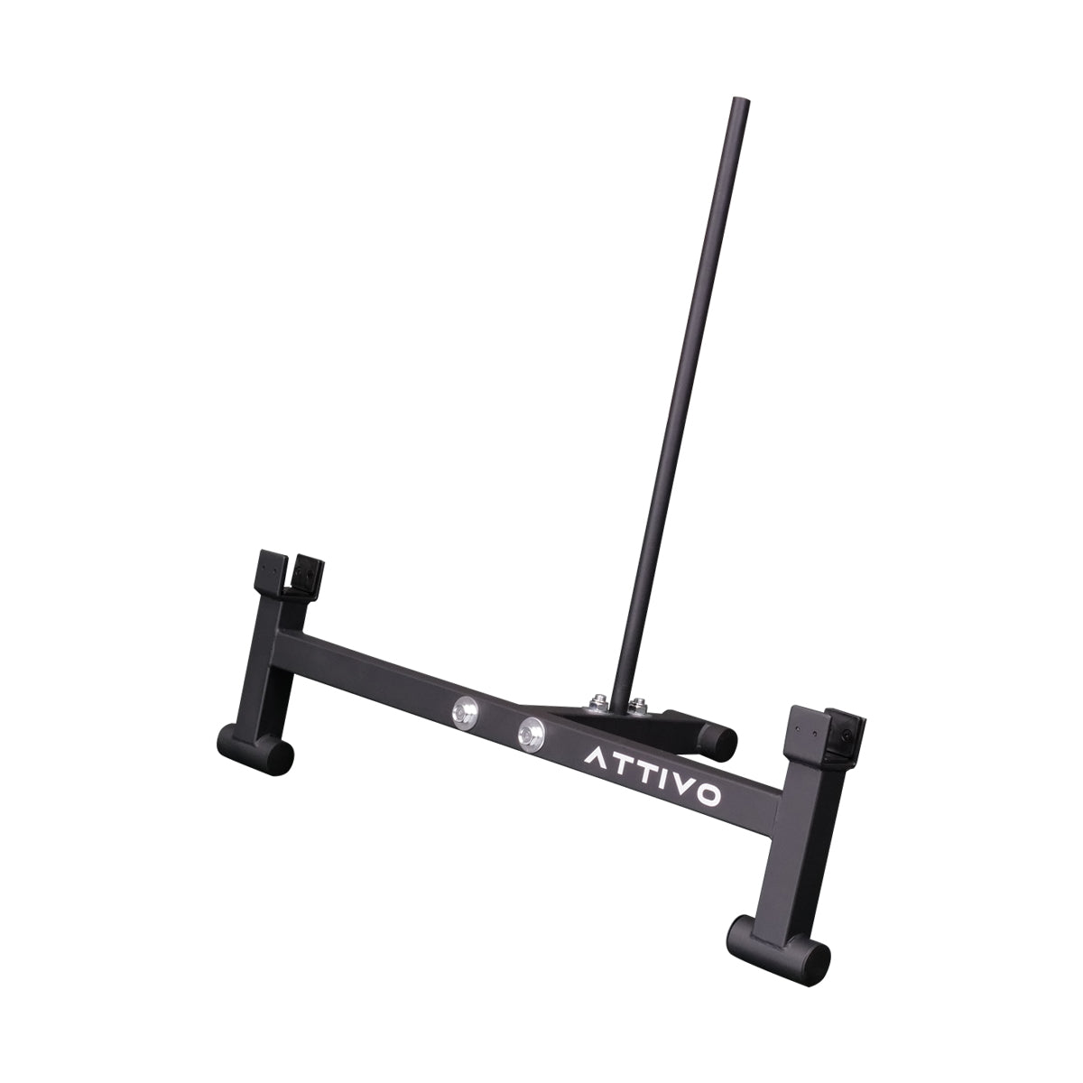 ATTIVO Full Deadlift Barbell Jack Stand, 300kg Capacity, Elevated Lift for Easy Loading and Unloading Barbell Weight Plates, Weight Training, Deadlift Exercises, Powerlifting, Home Gym