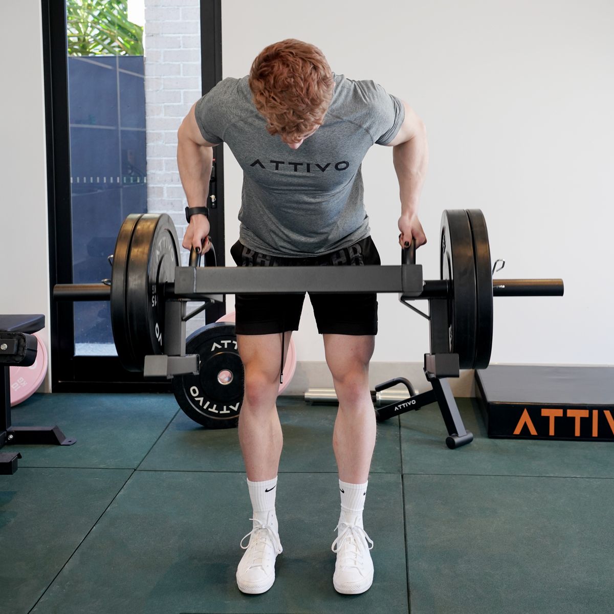 ATTIVO Farmer's Walk, Neutral Grip Strongman Carry, Rated 200kg Capacity, Strength Training Workout