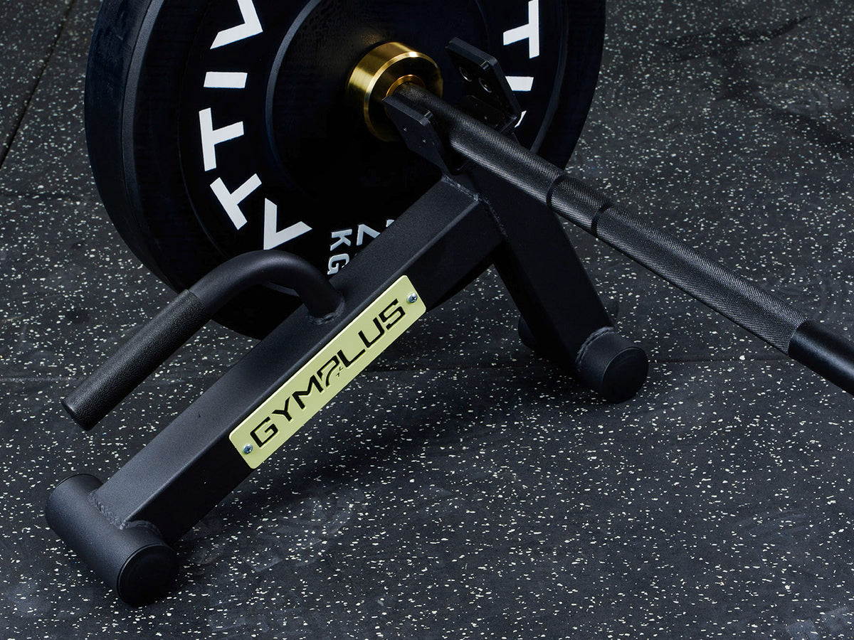 Deadlift Jack Barbell Stand, Easily Load and Unload Barbell Plates for Deadlift Exercise, Weight Training, Home Gym