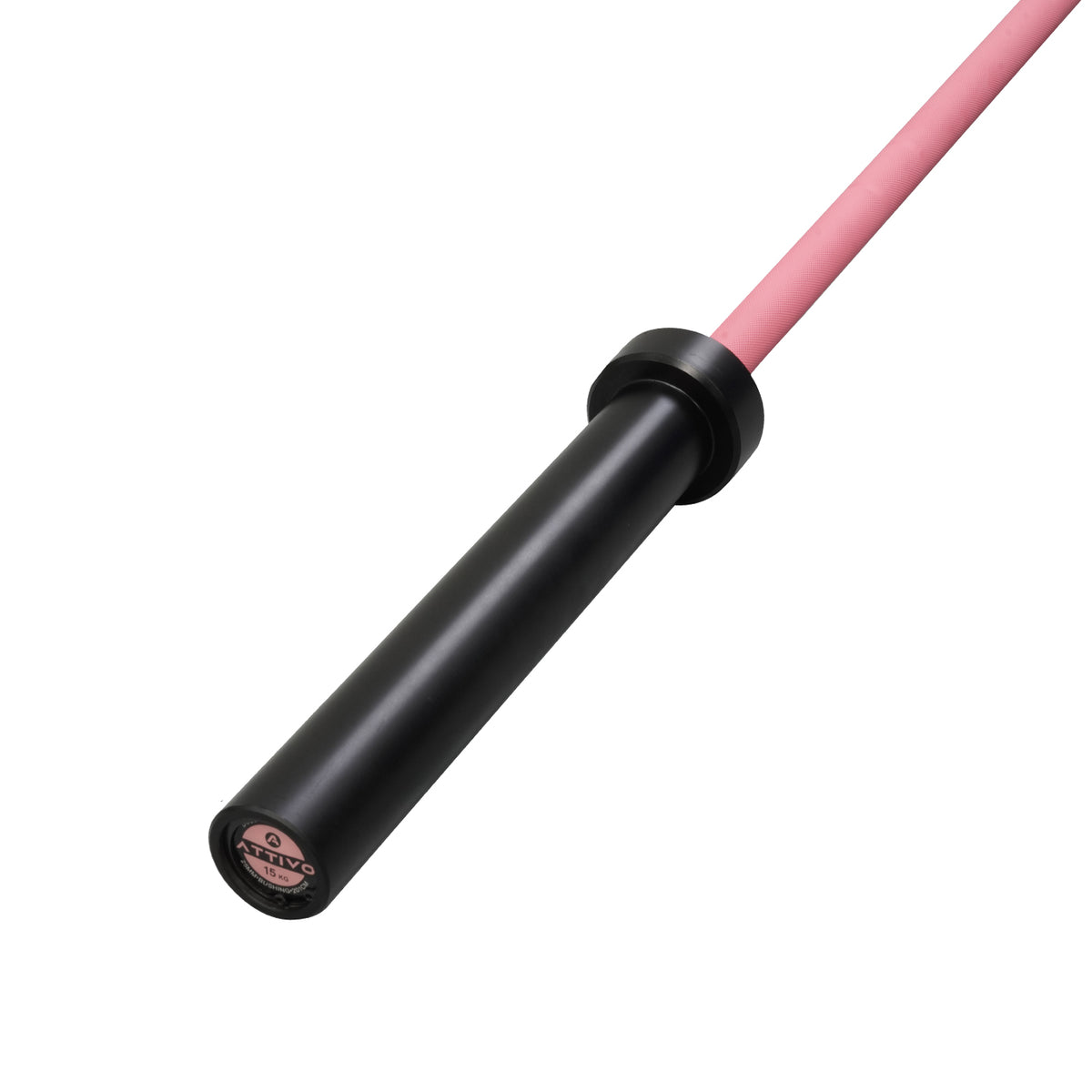 15kg Women Coloured Cerakote Barbells. Rated 450kg for Weightlifting, Powerlifting and Crossfit