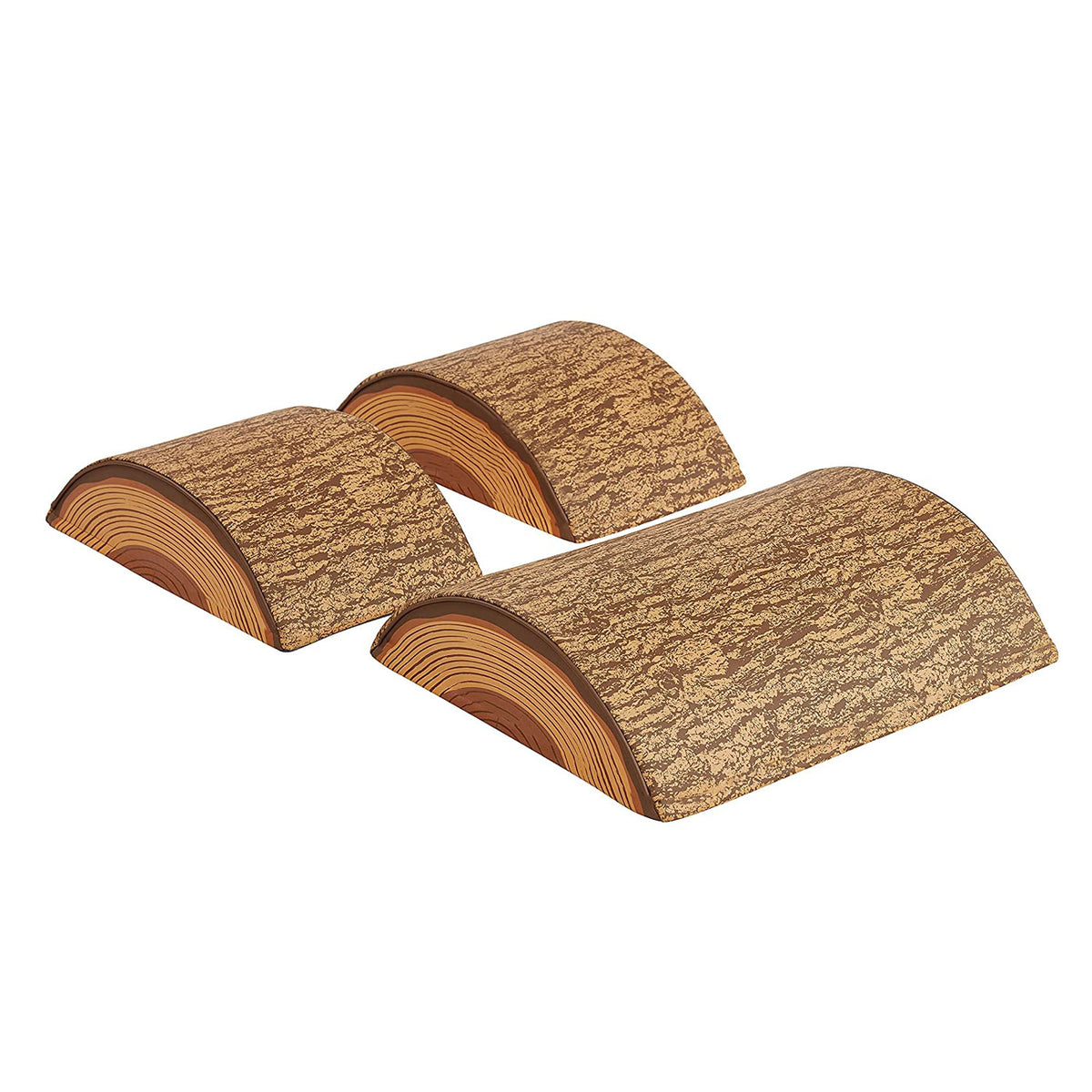 YOZZI Tree Log Climber Play Set, Kids Climbing and Stepping Logs - 3 Piece