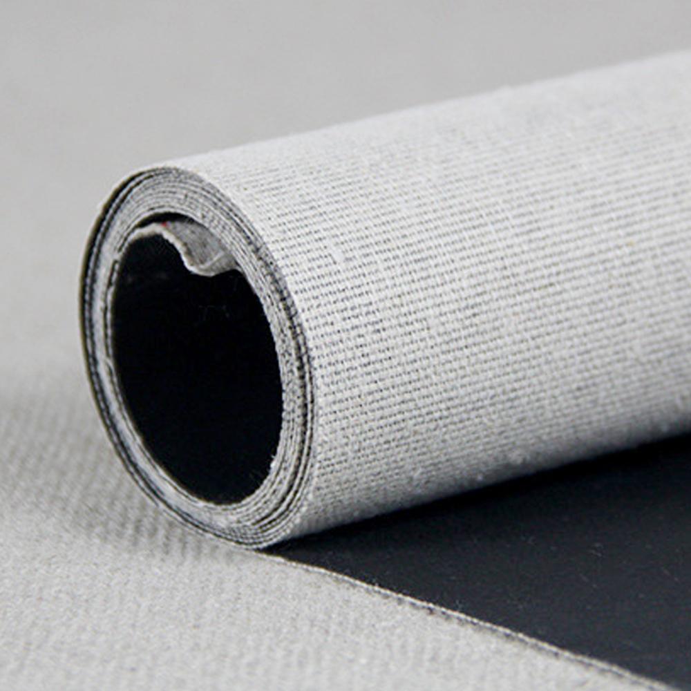 Black Primed Artist Canvas Roll 1.7m Wide - Medium Texture, 100% Cotton