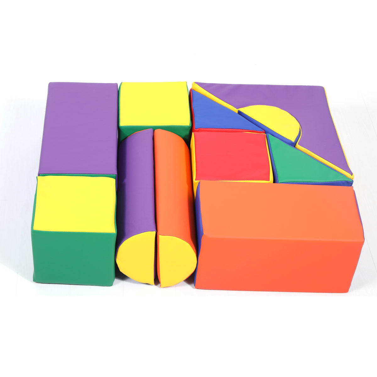 Baby Toddler Large Soft Foam Building Block Indoor Foam Block Castle Playset 11pcs - Size M