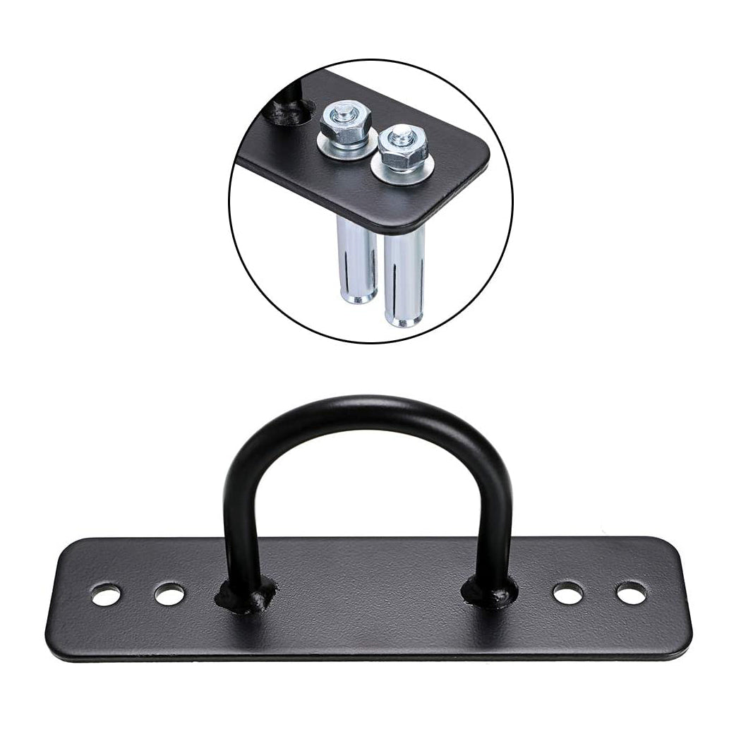 Wall or Ceiling Mount Anchor Bracket Hook for Battle Rope Suspension Straps Crossfit