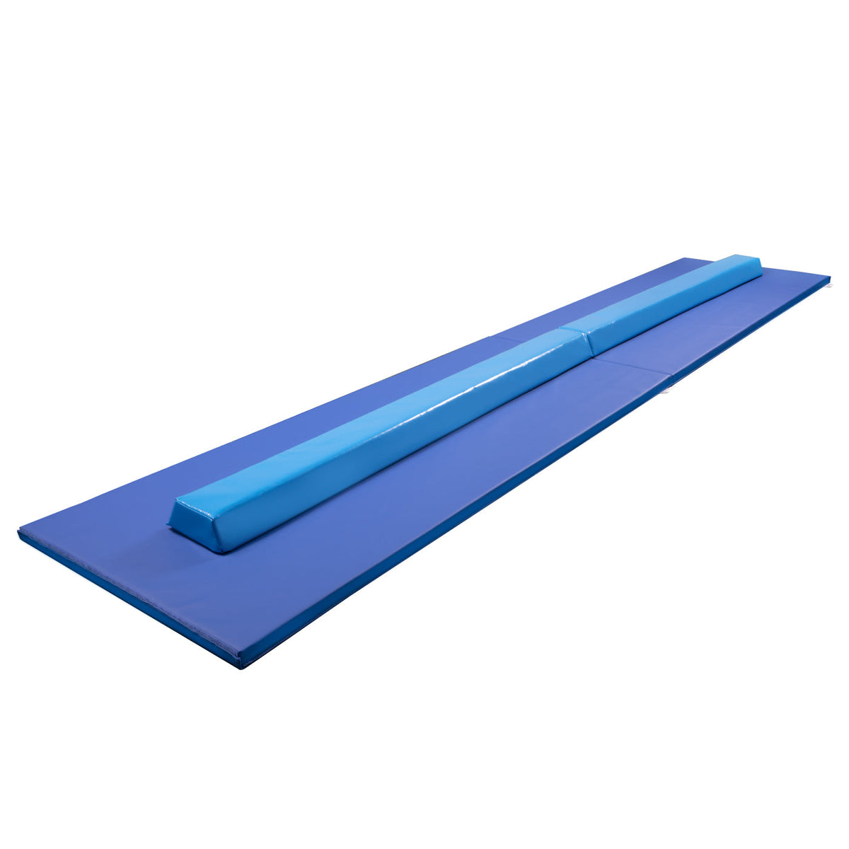 3 Piece Gymnastics Starter Combo - Foldable Balance Beam and 2 x Cartwheel Mats