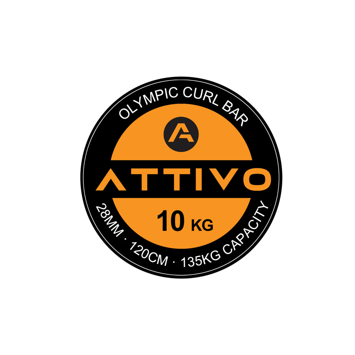 ATTIVO Olympic EZ Curl Barbell Bar for 2-inch Weight Plates Curling Bar for Weight Lifting Bicep Curl