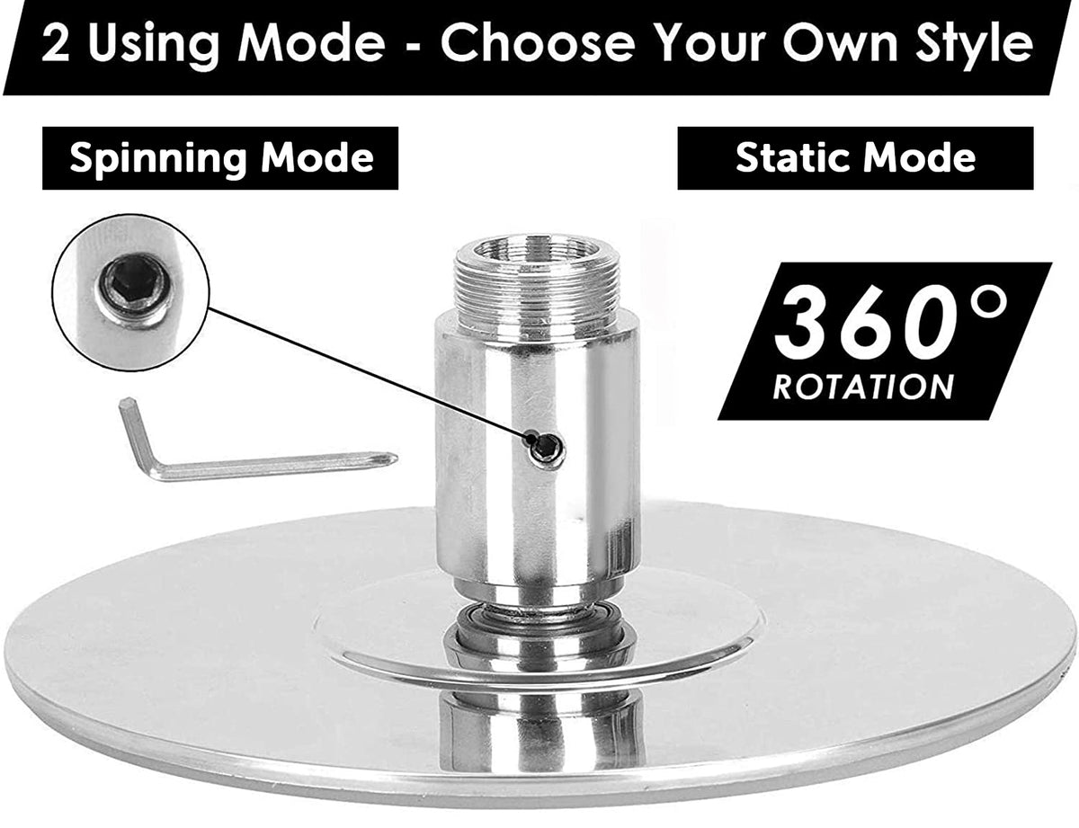Portable Dancing Pole Kit - Static & Spinning Fitness Pole Dancing Set