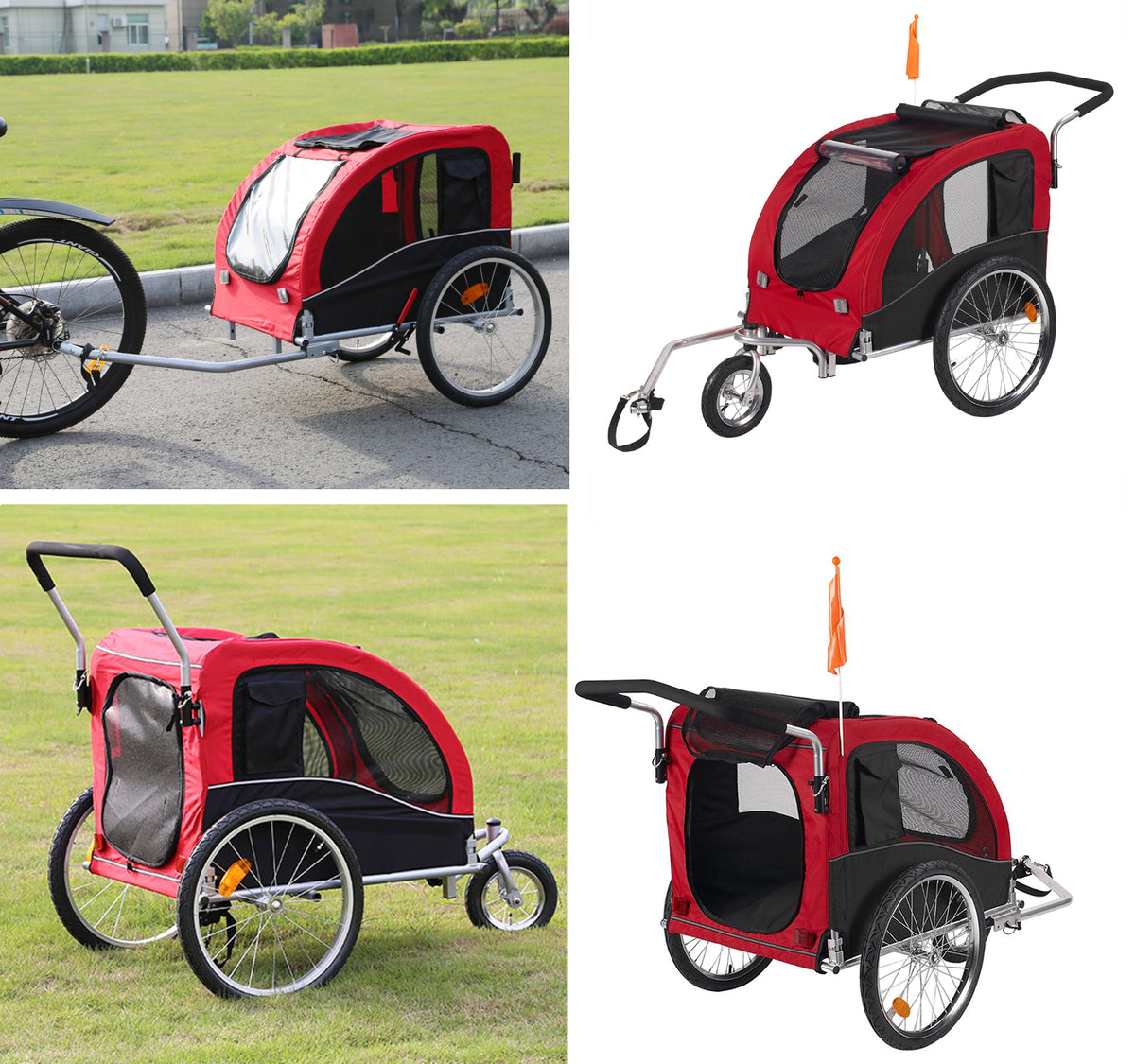 Pet Bike Trailer Pet Bicycle Stroller Pet Jogger
