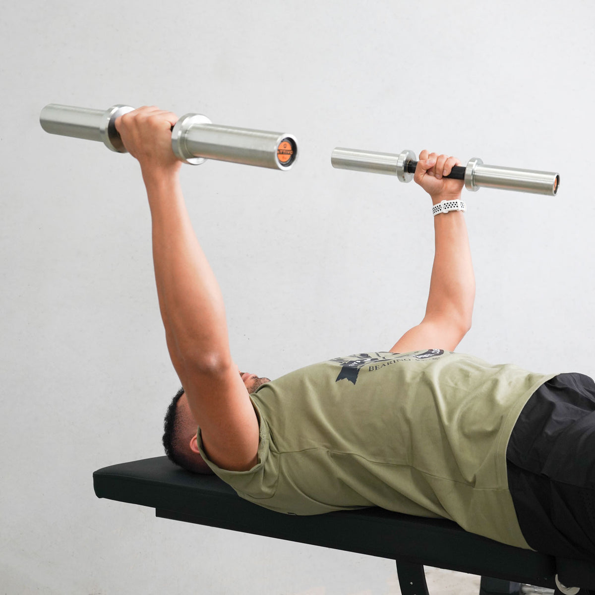 ATTIVO Loadable Dumbbell – Pair (51.5cm) Adjustable Dumbbell Set