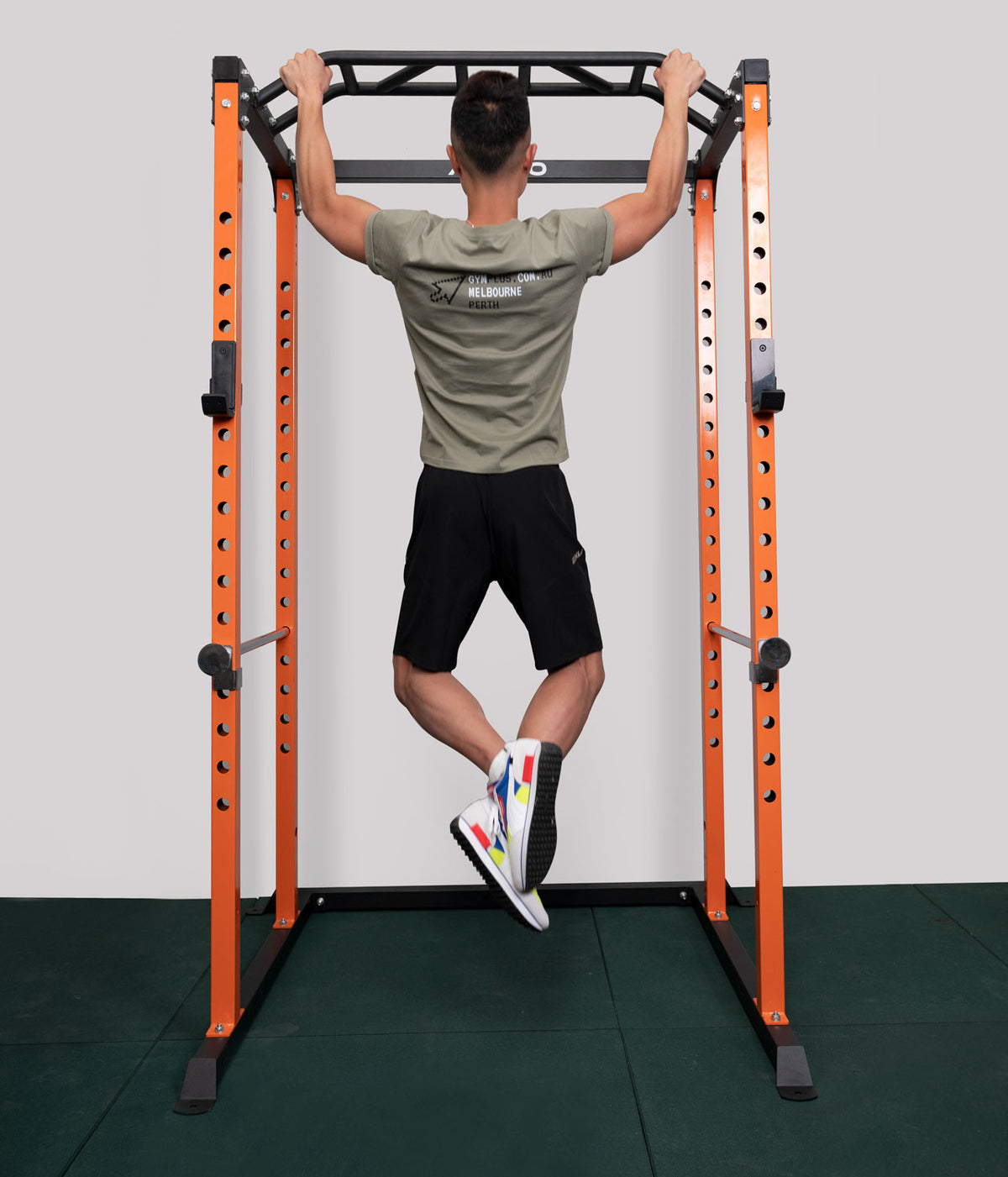 ATTIVO Pink Power Rack Multi-Function Adjustable Power Cage with J-Hooks, Safety Spotter Arms ZY18