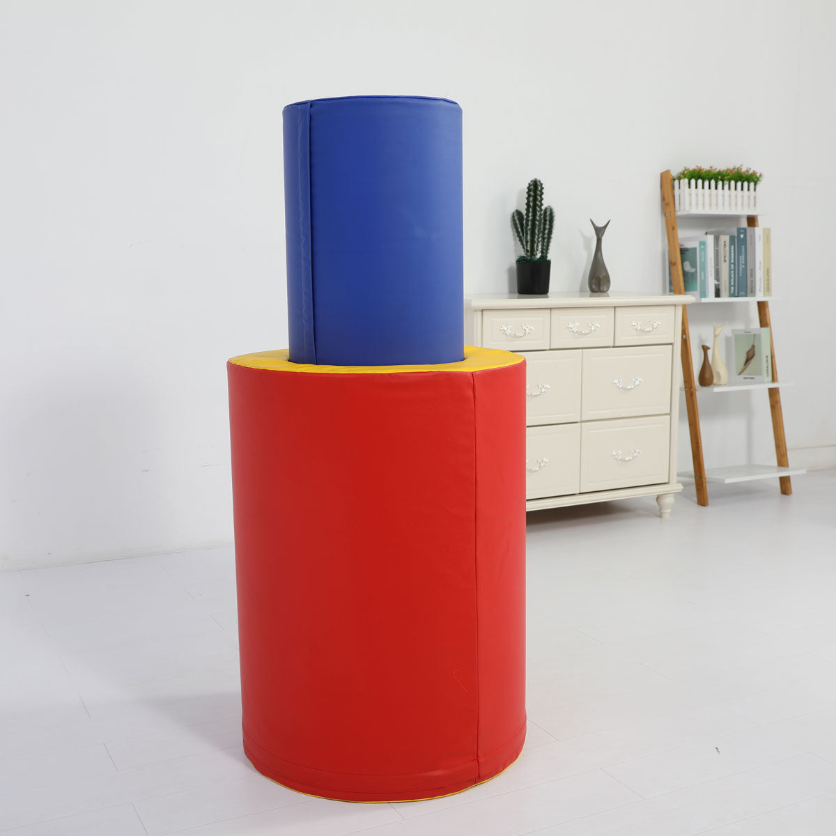 Baby Toddler Large Soft Foam Block Toys Tumble n' Roll Barrels of Foam Playset 2PCS