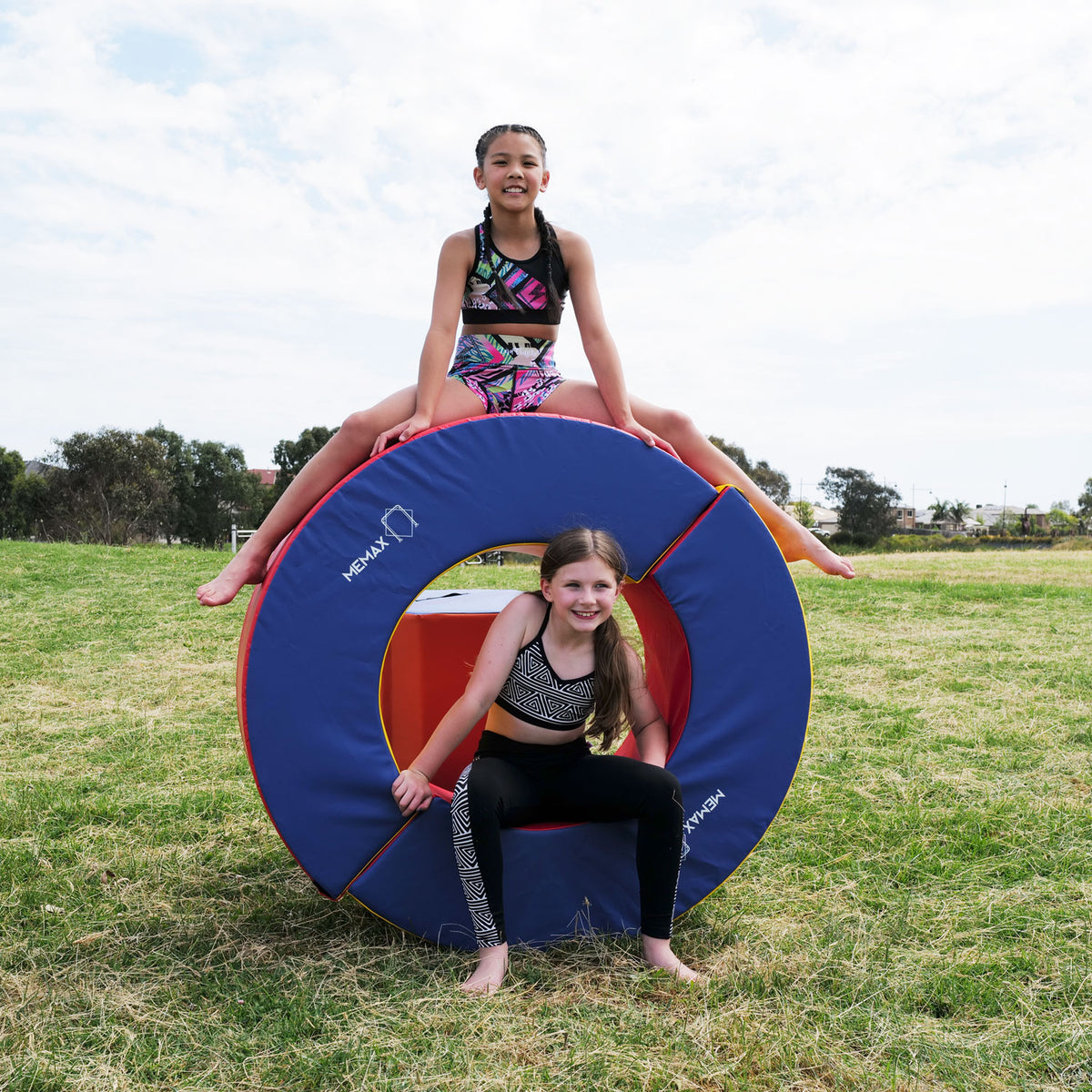 Kids Gymnastic Tumbler Training Aids Activity Play Blocks Donut 3-Piece