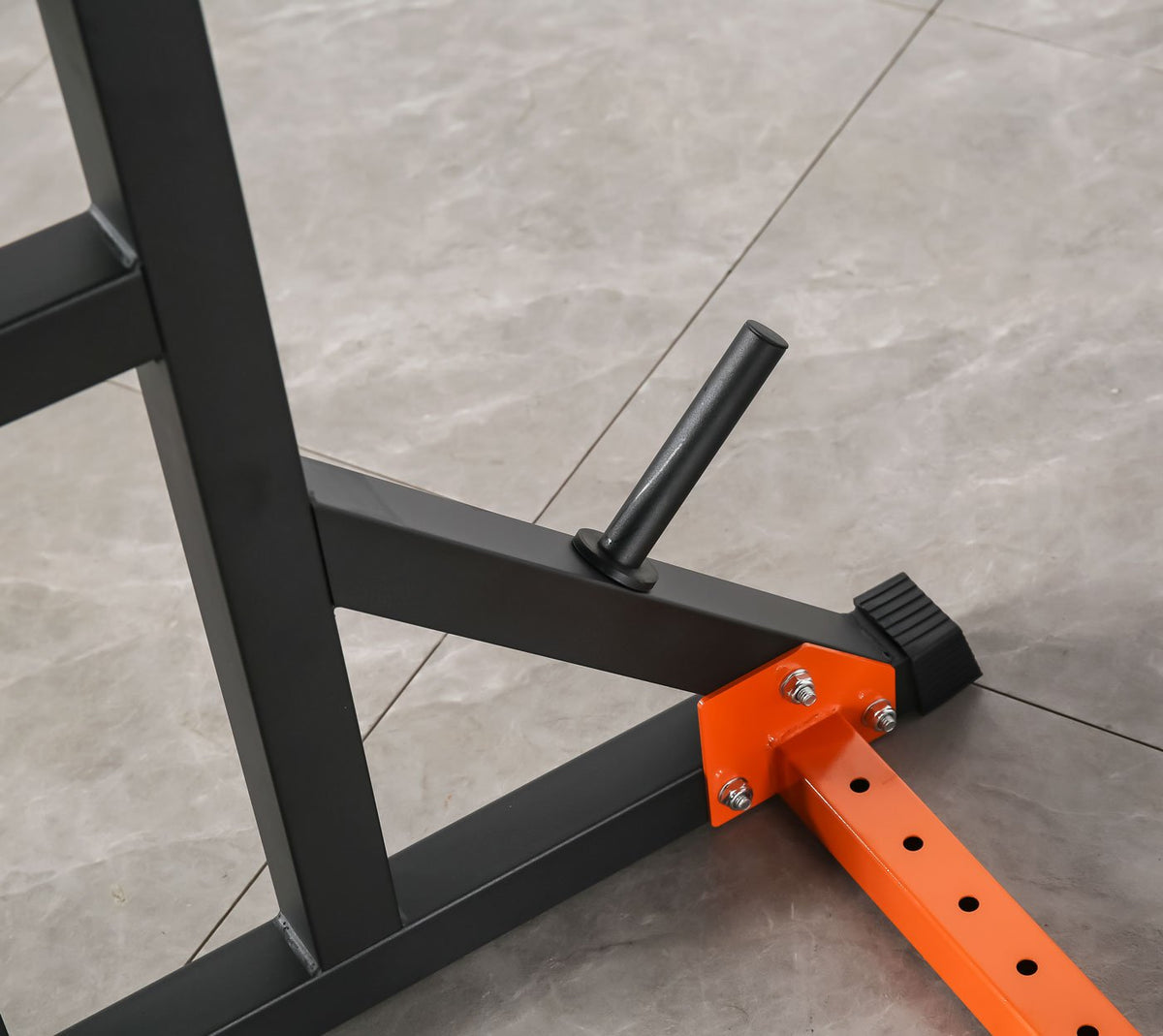 ATTIVO Adjustable Squat Rack Barbell Rack, Bench Press Rack Push Up Multi-Function Weight Lifting Gym