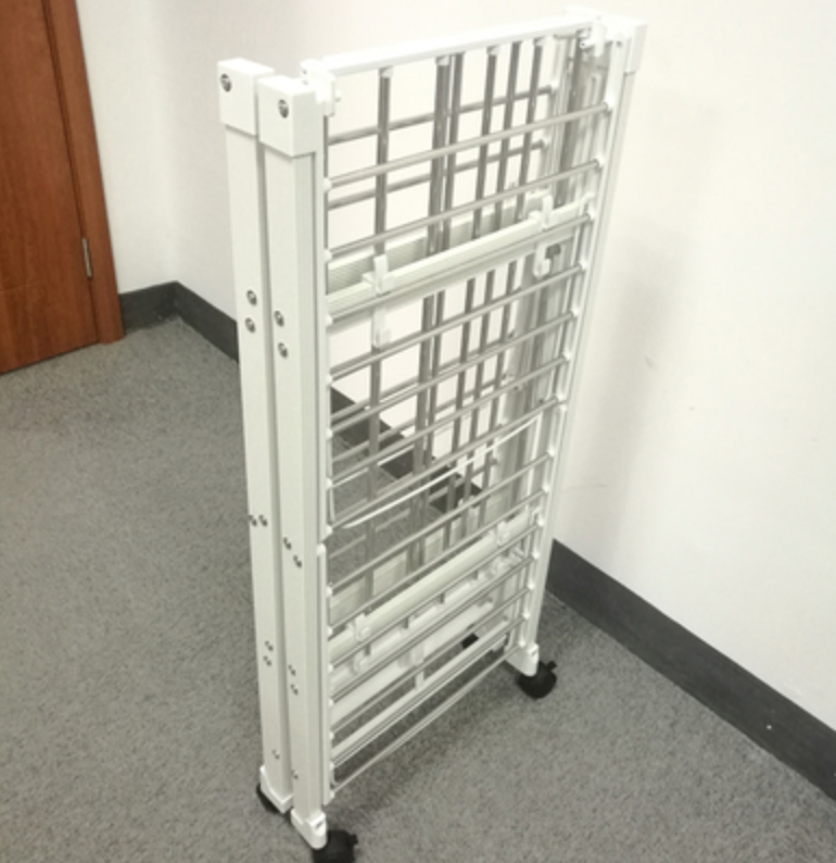 Extra Large Heavy Load Sturdy Foldable Clothes Laundry Drying Rack (White)
