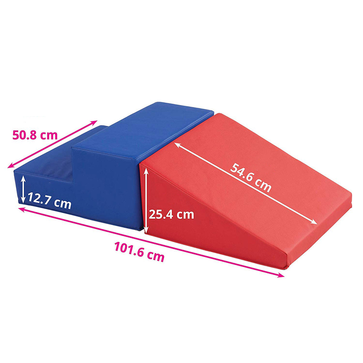 Baby Toddler Soft Block Playset Step n Slide Beginner Foam Play Structure 2pcs