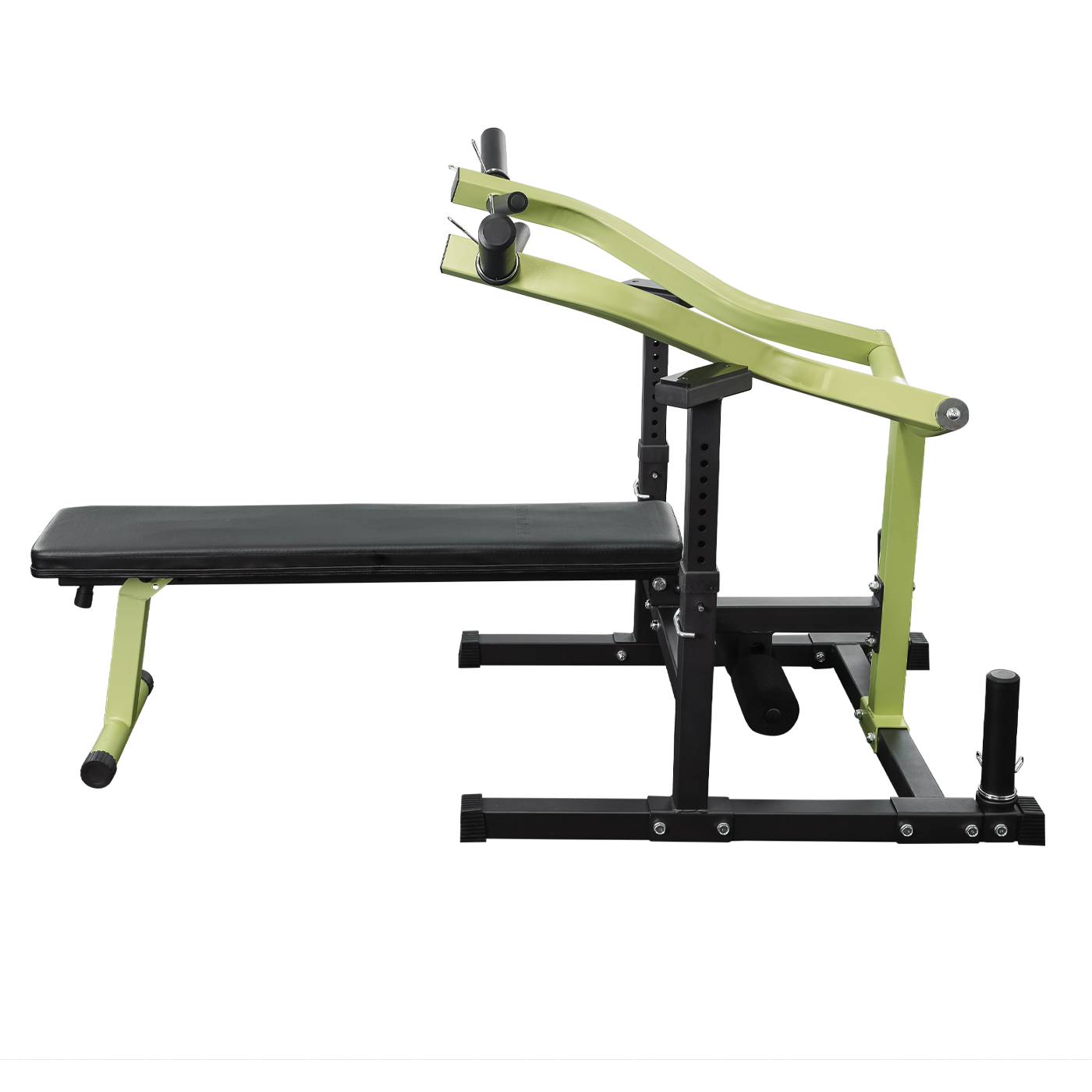Chest Press Bench, Adjustable Flat Incline Bench Press with Independent Converging Arms, Chest Press Machine