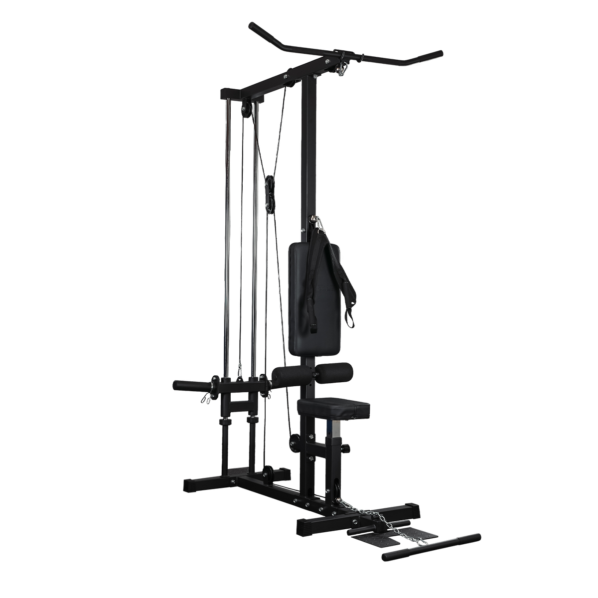 Lat Pull Down Machine Low Row Cable Fitness Exercise Body Workout Strength Training Bar Machine ZY1192