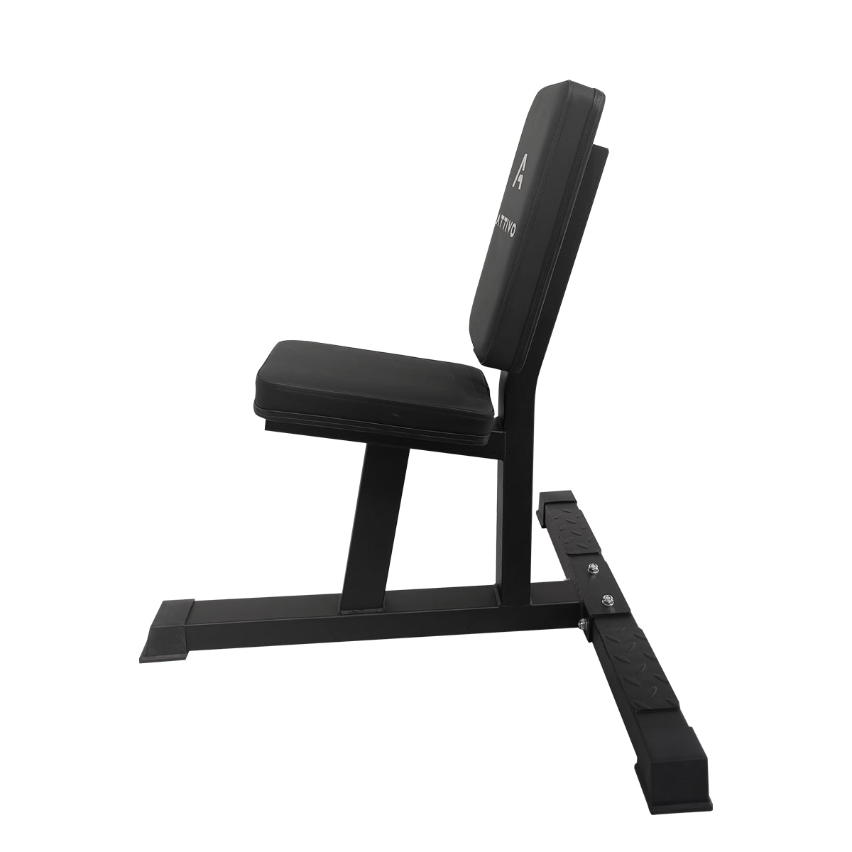 ATTIVO Fitness Seated Stationary Bench, Utility Upright Tricep Bicep Shoulder Press Weight Bench