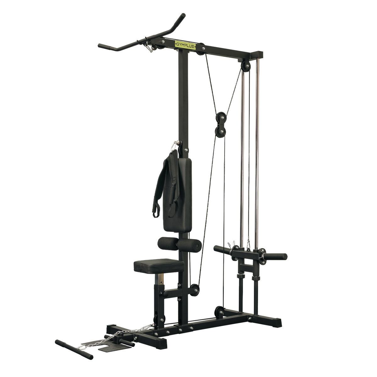 Lat Pull Down Machine Low Row Cable Fitness Exercise Body Workout Strength Training Bar Machine ZY1192