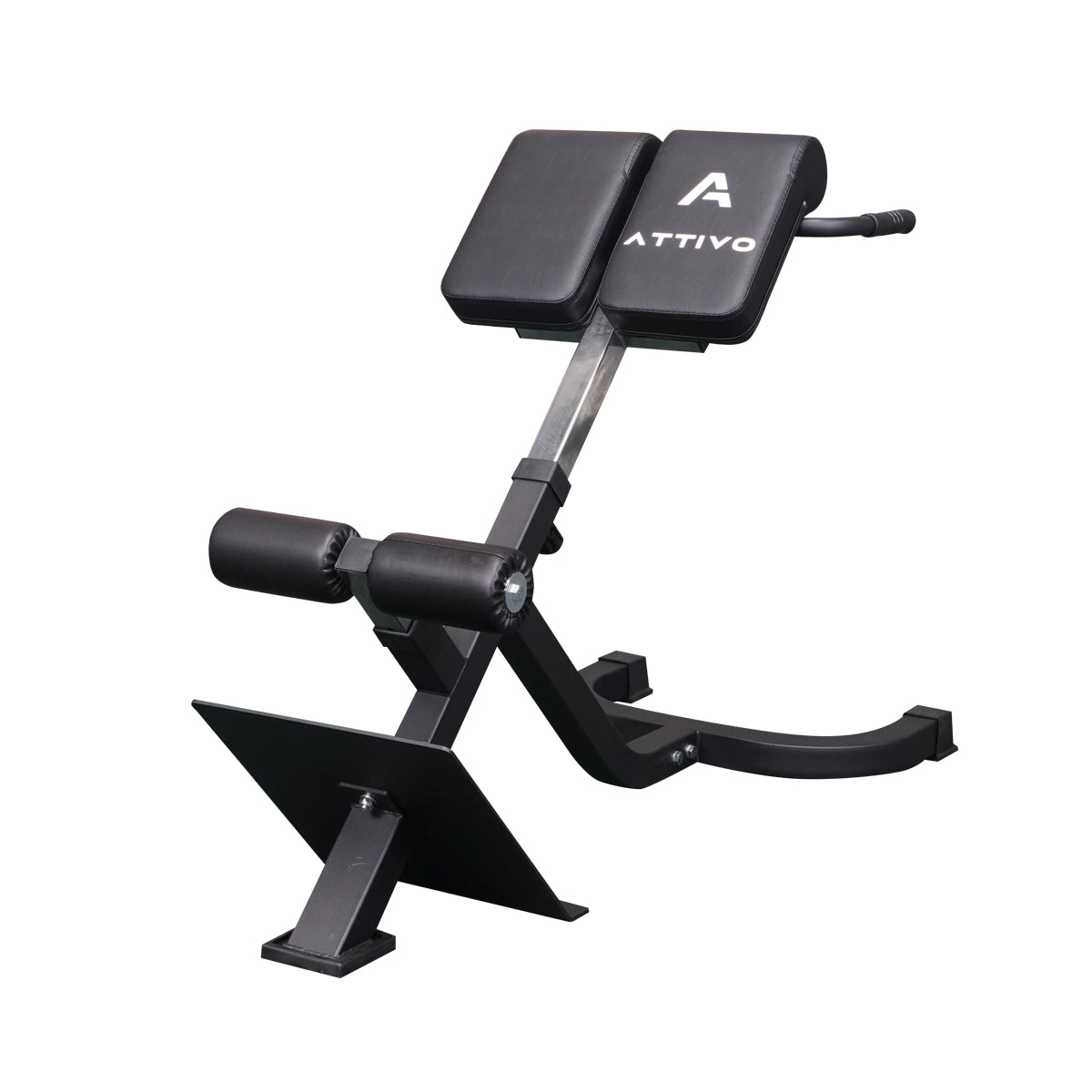 Back Hyperextension V2 - Adjustable Roman Chair Bench - Hamstring Back  Extension Ab Exercise - Strength Training Specialty Machine