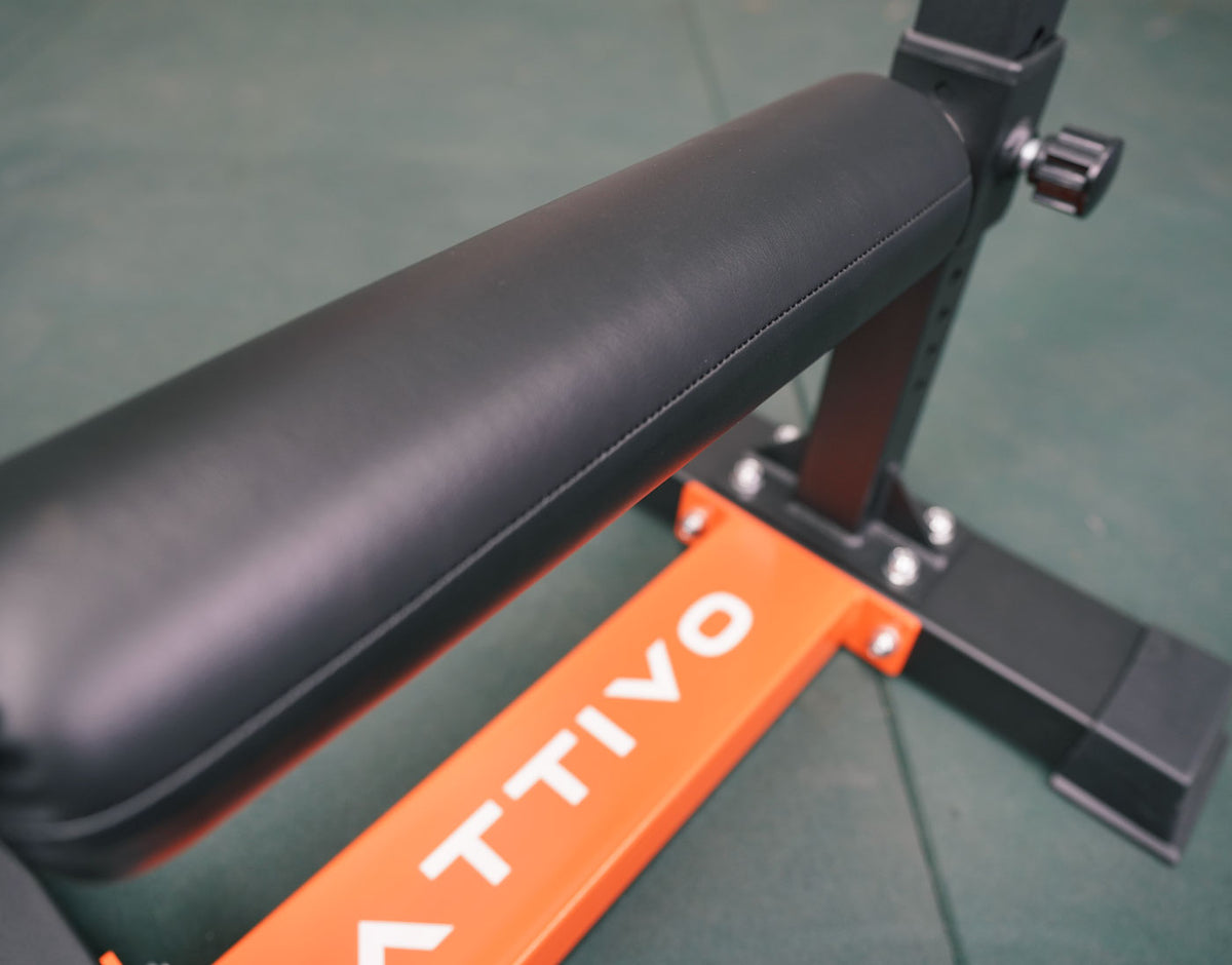 ATTIVO Bulgarian Split Squat Stand- Adjustable Single Leg Squat Stand- Standing Workout, Ultimate Strength Single Leg Squat Roller Bodyweight and Dumbbell Use- Lower Body Muscles Gym Equipment