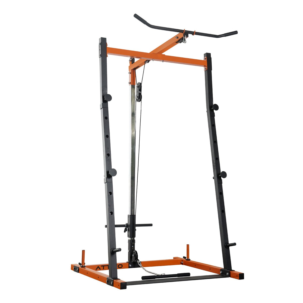 Straight Lat Pull Down Bar Attachment With Handles - 50cm