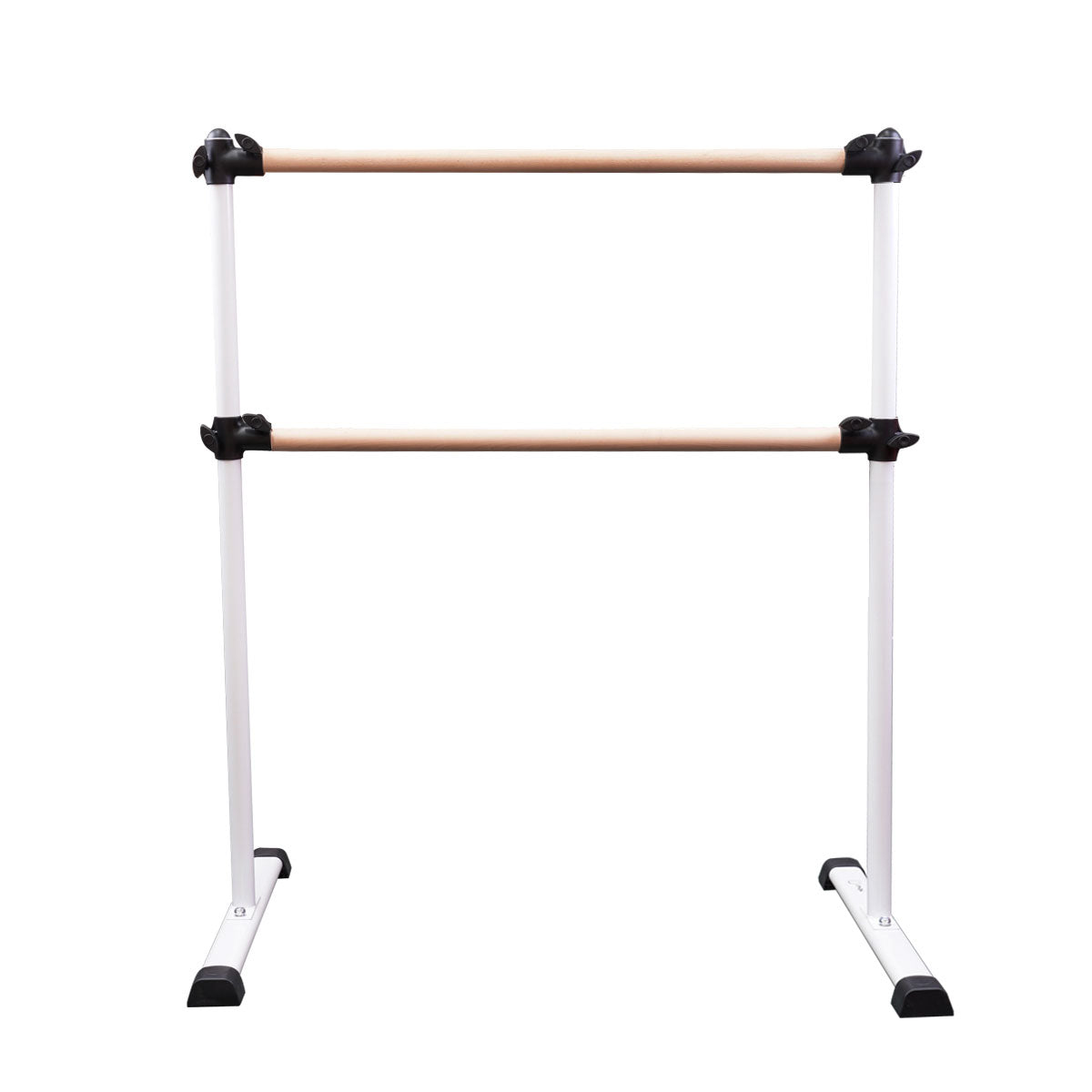 Ballet Barre Portable for Home or Studio, Height Adjustable Double Black  Bar