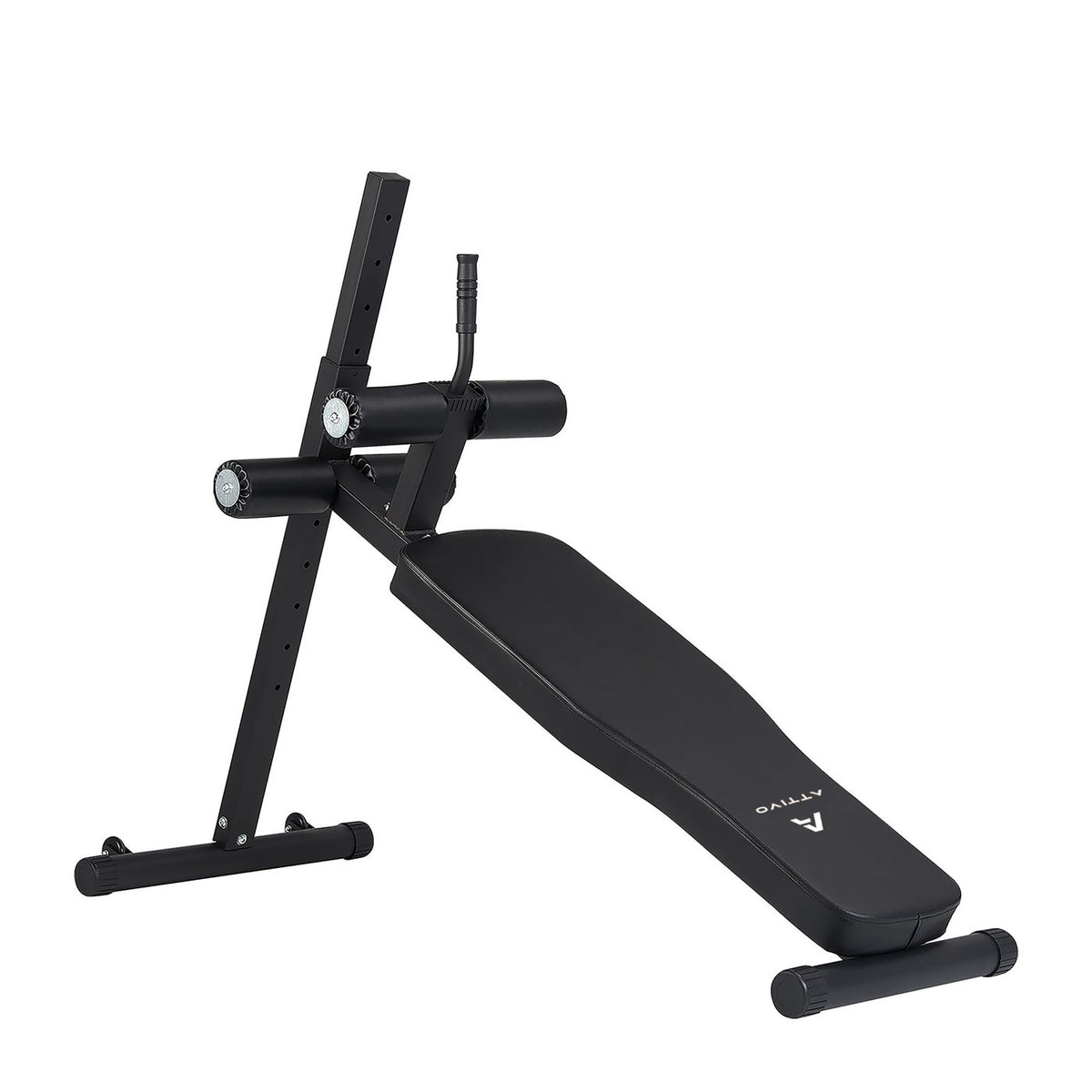 ATTIVO Sit Up Bench For Core Workouts and Decline Bench Press. Adjustable Weight Bench