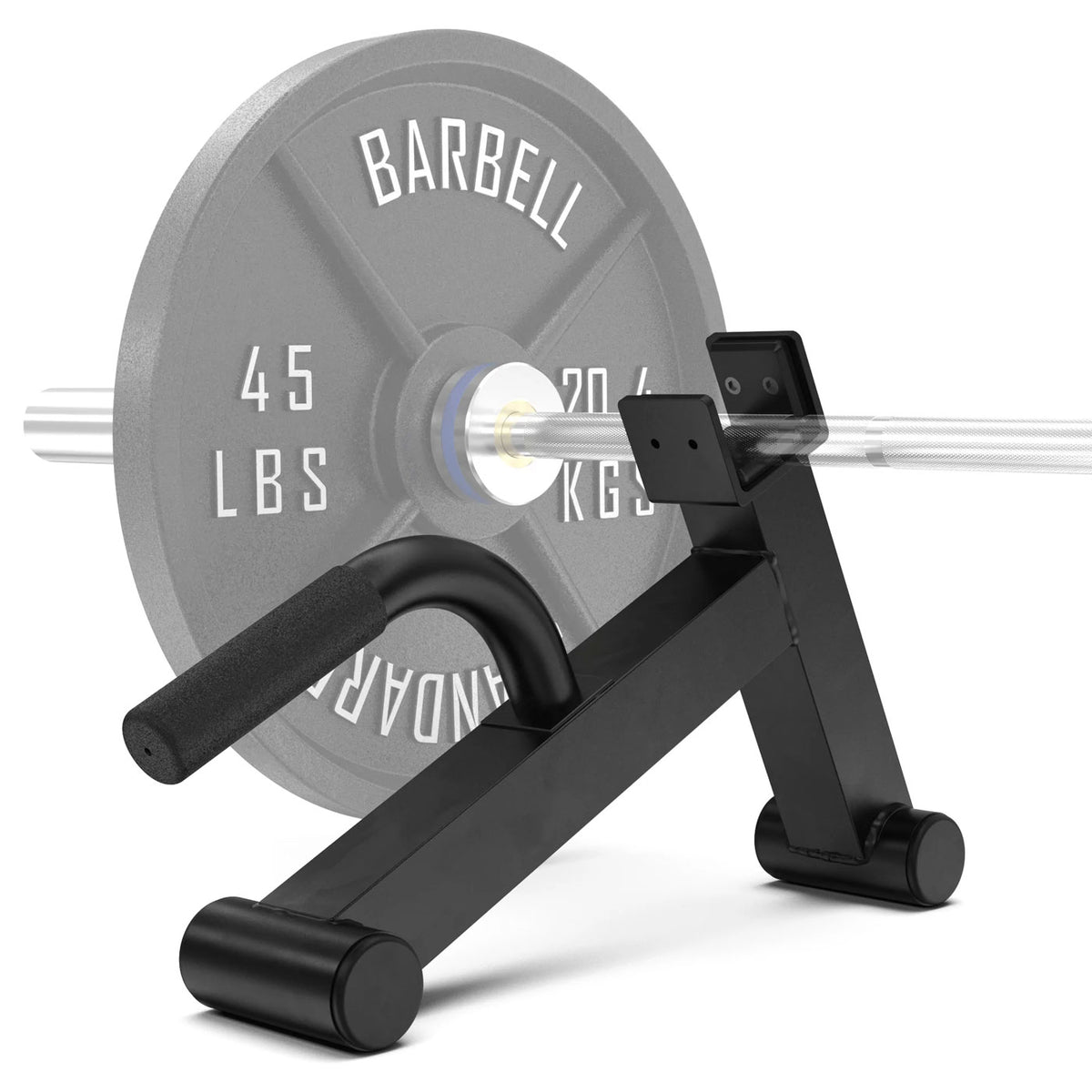 ATTIVO Deadlift Jack Barbell Stand, Easily Load and Unload Barbell Plates for Deadlift Exercise, Weight Training, Home Gym