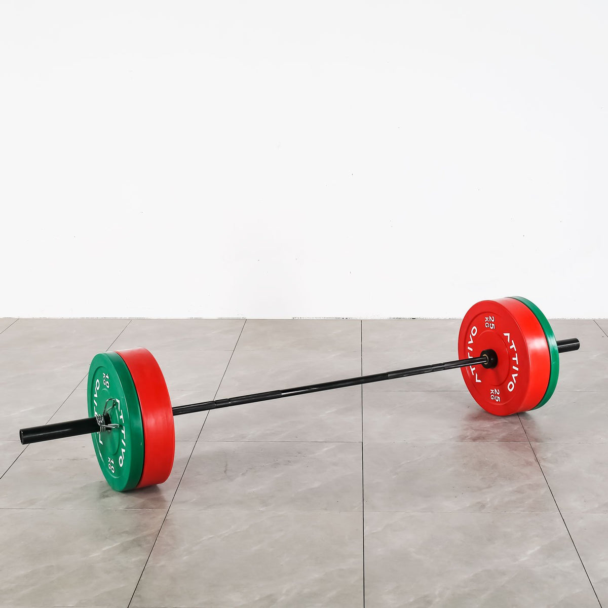 Women&#39;s Remarkables Bar 15kg Olympic Barbell Black Zinc - Bearing