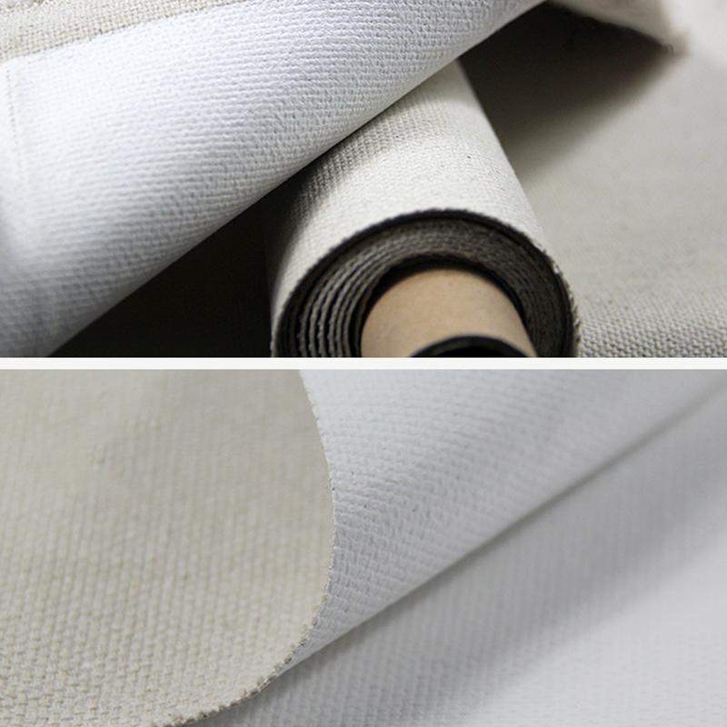 5m roll 22oz Triple Primed Artist Canvas Roll 1.7m Wide - Rough Texture, Cotton Duck