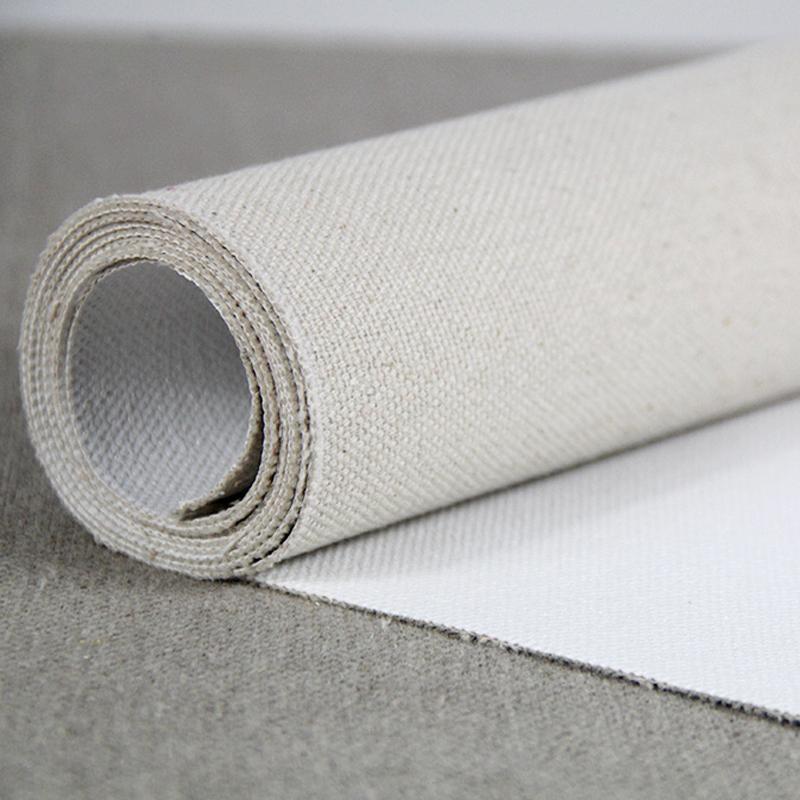 5m roll 22oz Triple Primed Artist Canvas Roll 1.7m Wide - Rough Texture, Cotton Duck