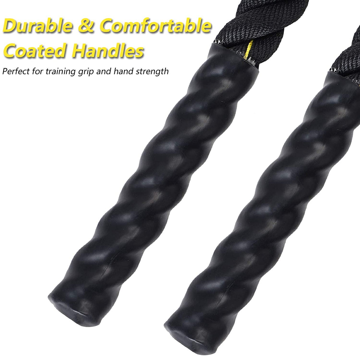 Battle Rope 38mm Diameter Poly Dacron Multiple Lengths Workout Exercise Training Rope