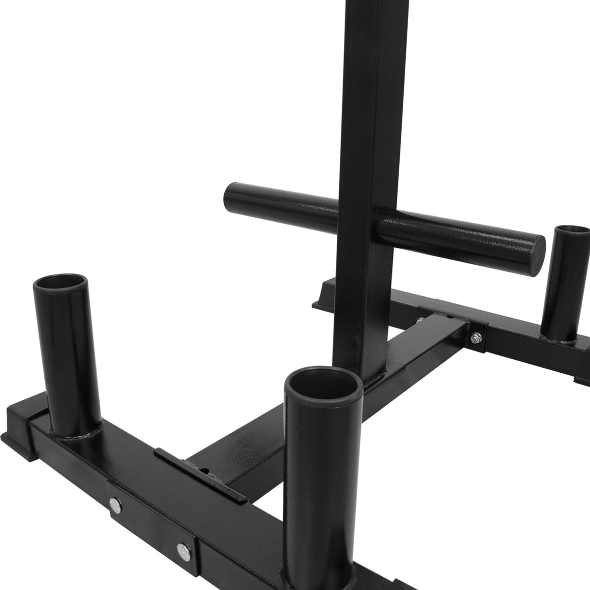 Olympic Weight Plate Rack for 2 Inch Plates Vertical Bar Holder for Home Gym - V2.0