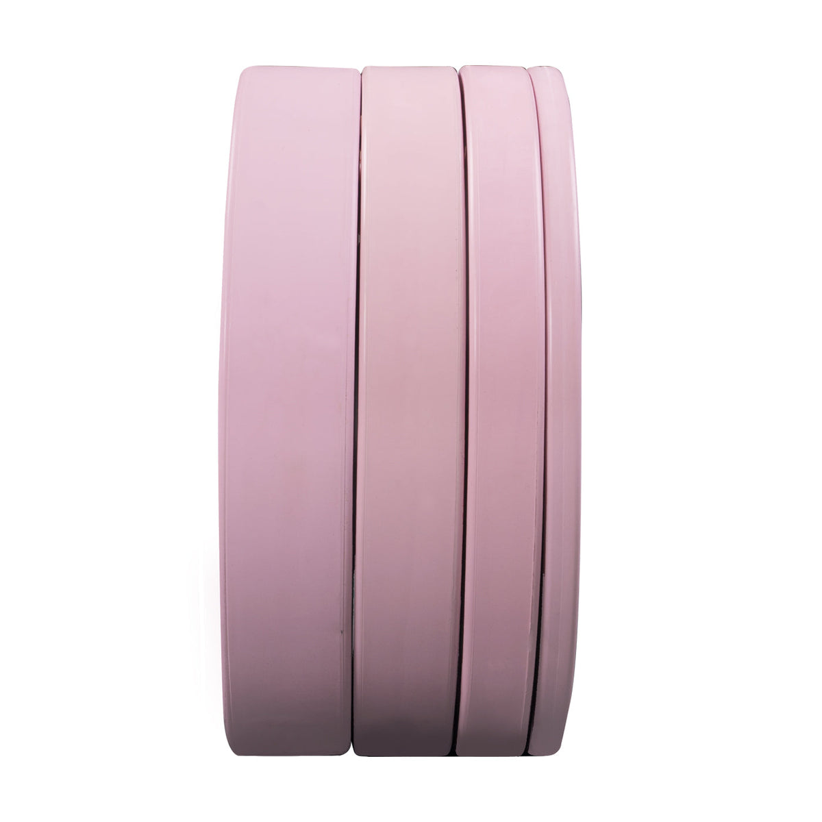 Pink Olympic Rubber Bumper Plates 5/10/15/20kg