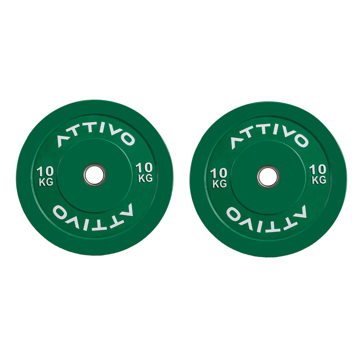 Colour Olympic Rubber Bumper Plates 10KG Pair