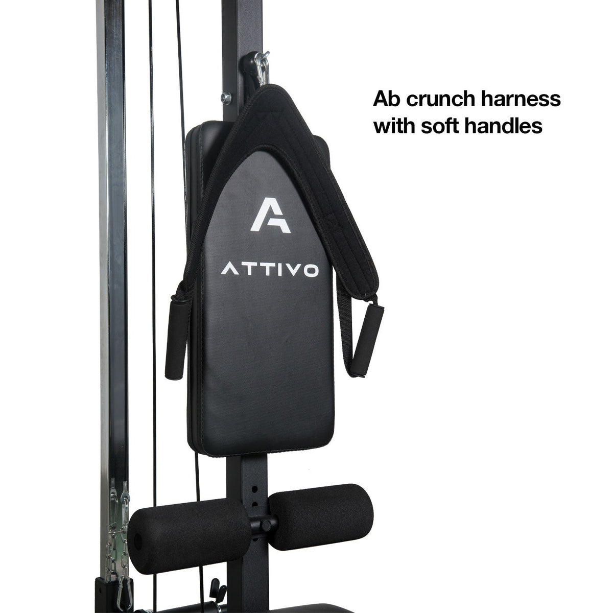 Straight Lat Pull Down Bar Attachment With Handles - 50cm