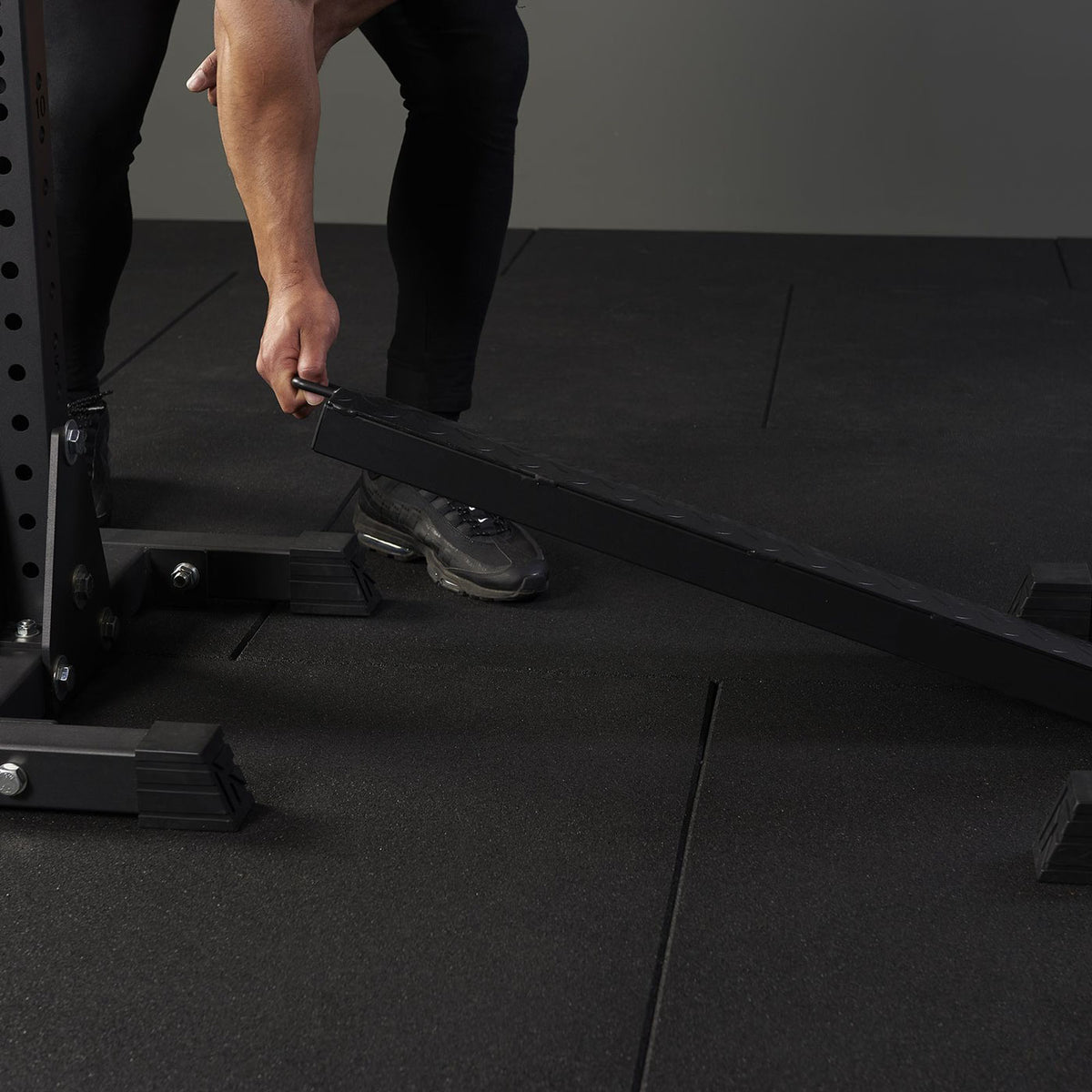 ATTIVO Squat Wedge Ramp for Weightlift and Deadlift,Non-Slip Solid Steel Squat Ramp,Heavy-Duty Squat Platform for Heel Elevated Squats and Calf Raises