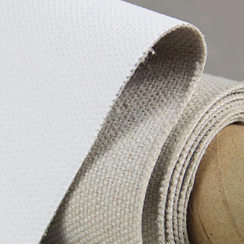 22oz Triple Primed Artist Canvas Roll 1.7m Wide - Rough Texture, Cotton Duck