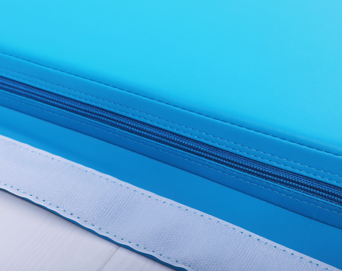 Large 3Mx1.2Mx5cm Folding Tumbling Mat Gymnastics Gym Exercise Mat High Density - Blue