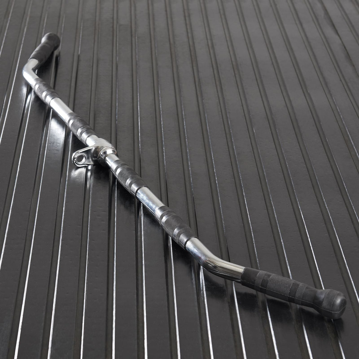 Lat Pull Down Bar Attachment with Rubber Grips 120CM