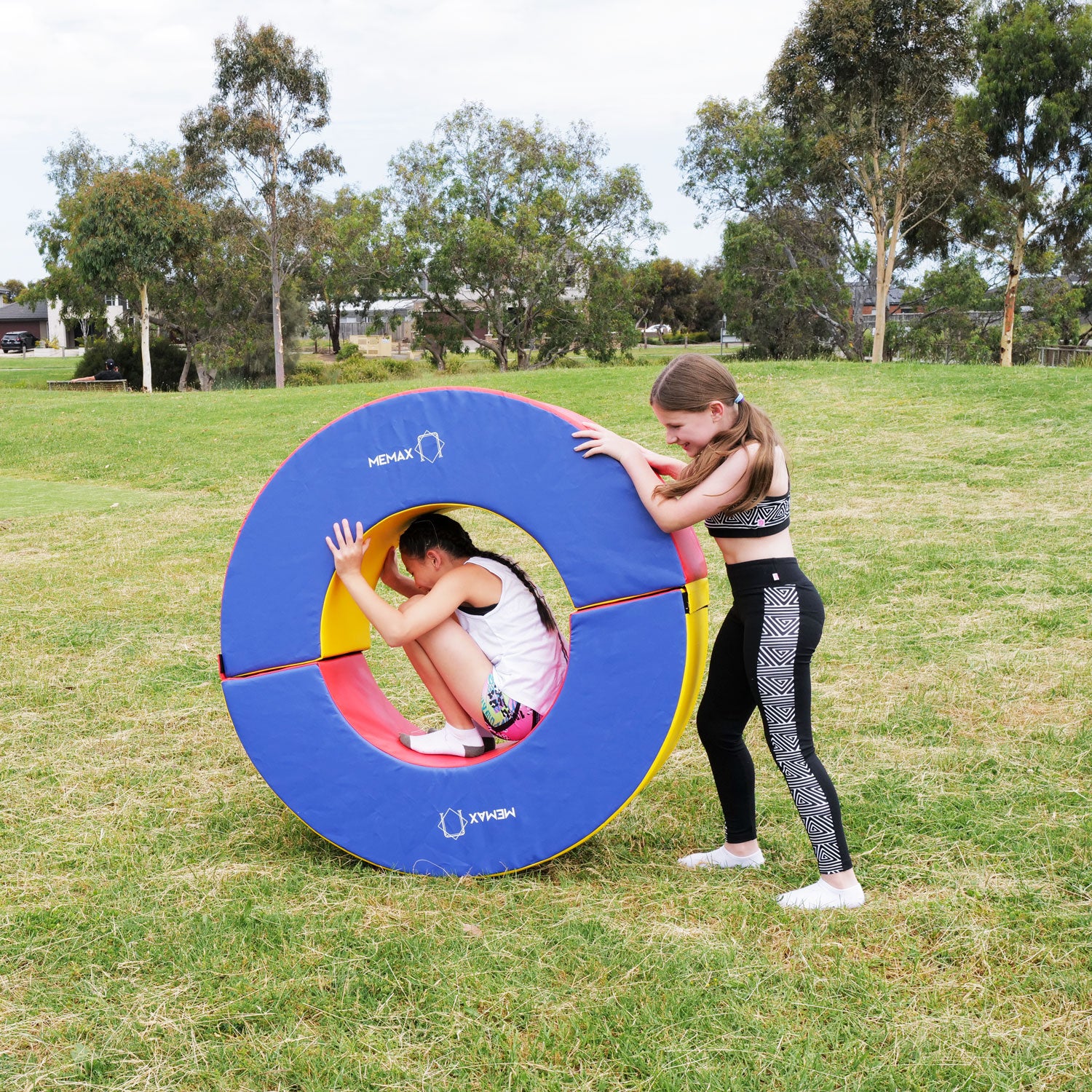 Kids Gymnastic Tumbler Training Aids Activity Play Blocks Donut 3-Piece