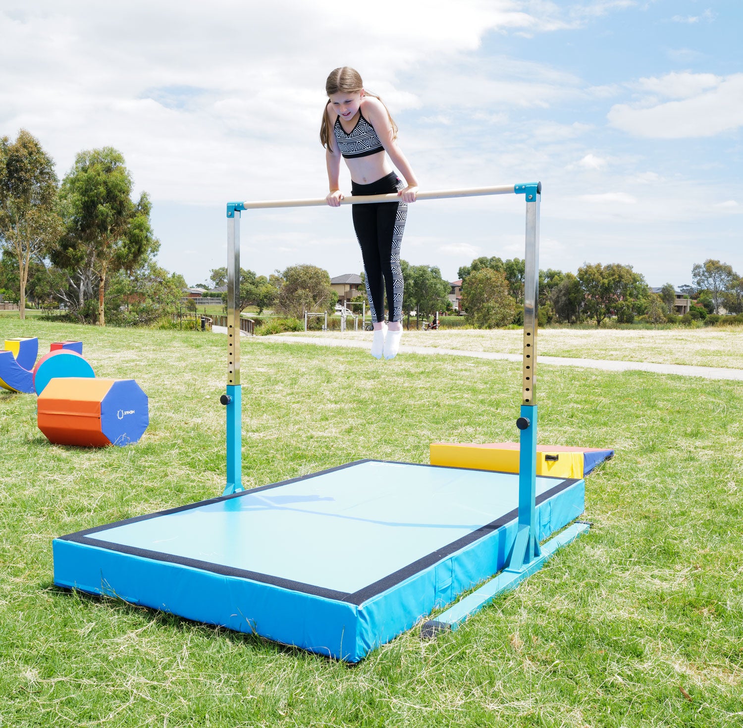 Advanced Kids Gymnastic Horizontal Training Bars - AUCHOICE