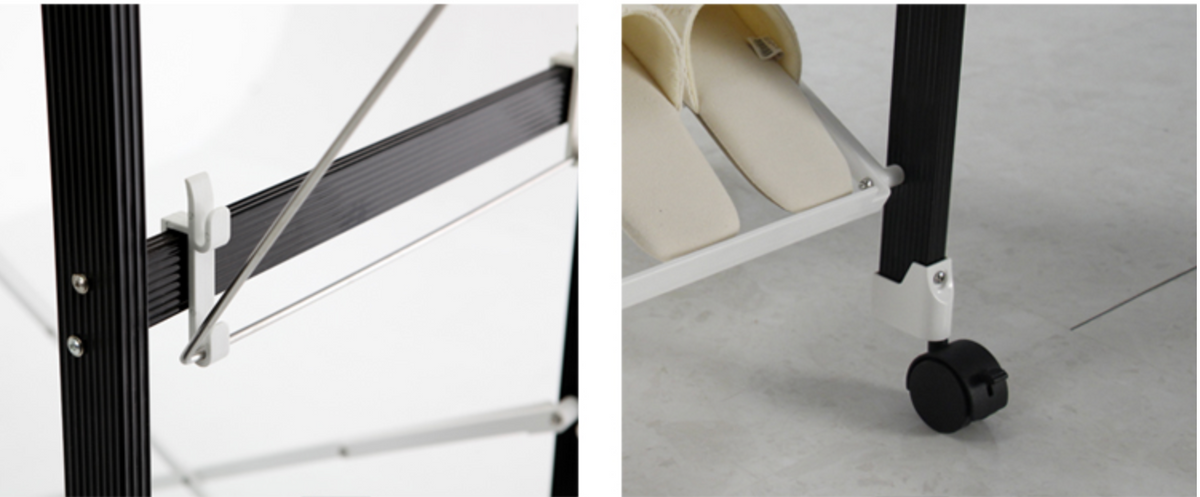 Extra Large Heavy Load Sturdy Foldable Clothes Laundry Drying Rack (White)