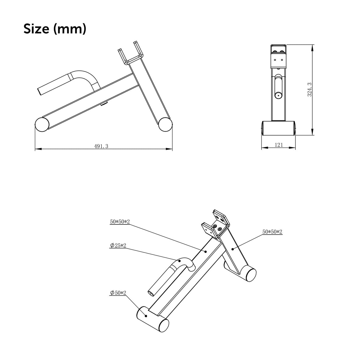 ATTIVO Deadlift Jack Barbell Stand, Easily Load and Unload Barbell Plates for Deadlift Exercise, Weight Training, Home Gym